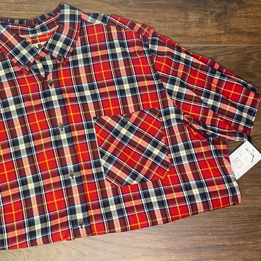 **NWT** Mens Woolrich Short Sleeved Button-Down Shirt | Size XXL
